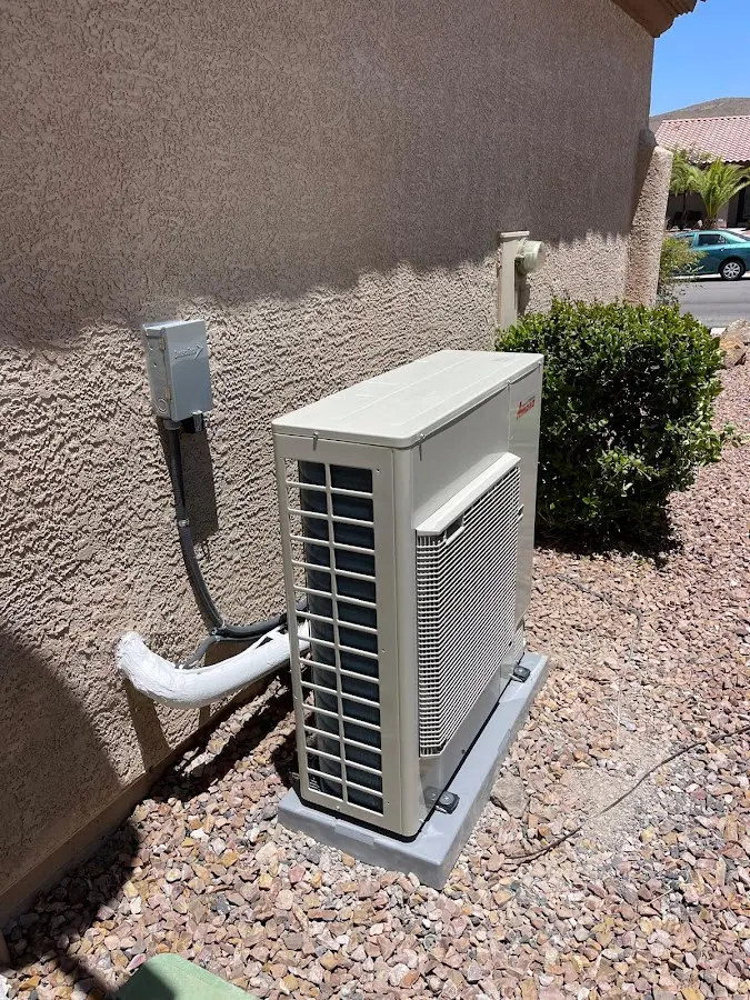Residential air conditioning condenser unit in Parma